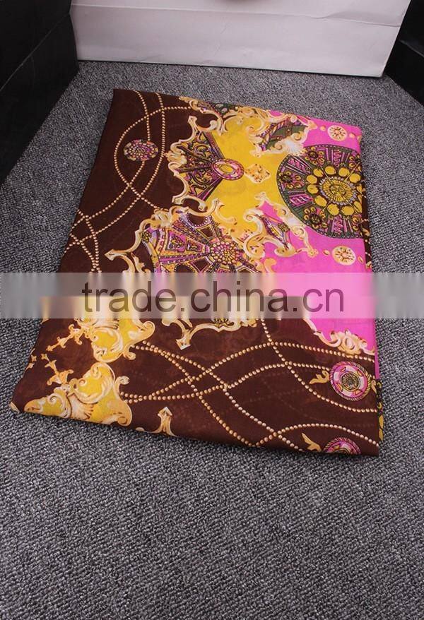 Charm Rose Color Printing Tassel Style Sun-proof Beach Pashmina Scarf