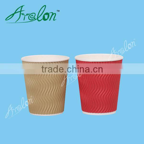 2014 New Hot paper ripple wall cup