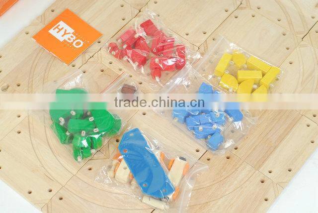 Wooden toy train tracks sets for kids