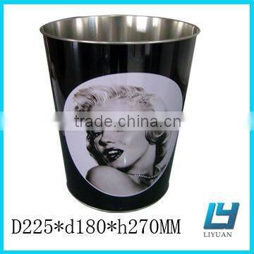 Round Metal Tin Tray