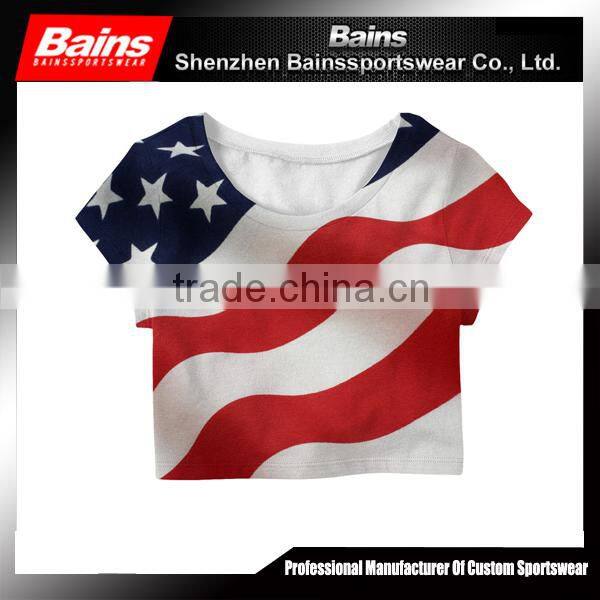 custom crop top&top crop&sports crop top