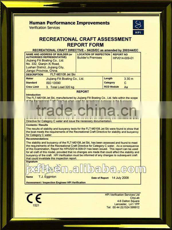 China No. 1 Quality R&R Marine engine Water Craft