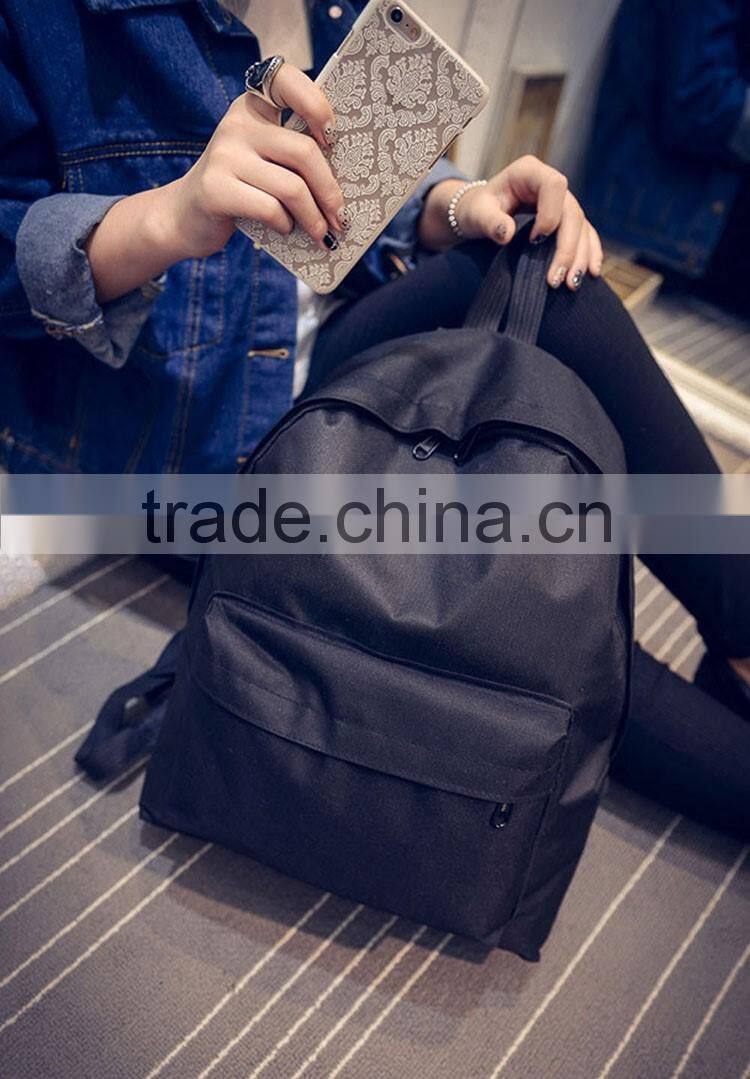 Unisex Boys Girls Canvas Backpack 2016 Fashion Rucksack School Shoulder Bag