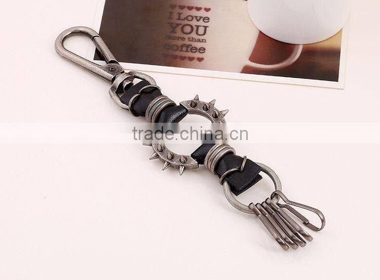High Quality Hot Selling Custom Lovely and Cute Custom Leather Keychain