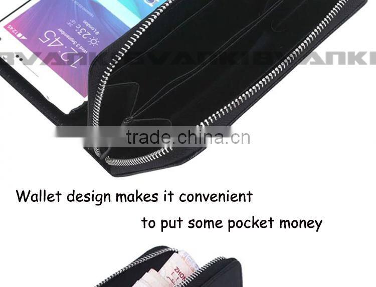 Fast Moving Items From China Smart Phone Wallet With Mobile Stand Leather For Samsung Galaxy Note 4 Phones,Mobile Phone Set New