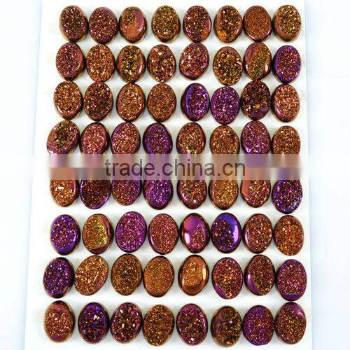 Semi Precious Black Window Druzy