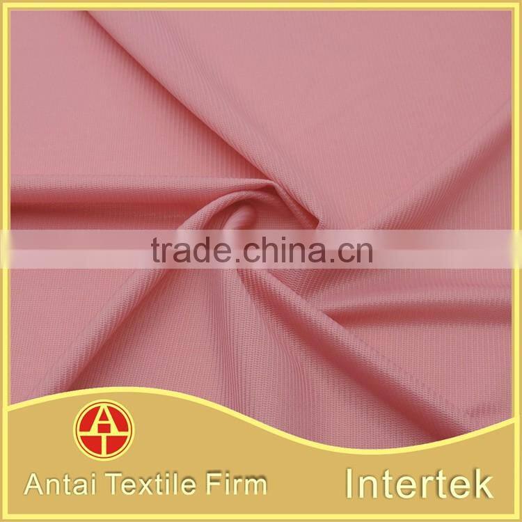 Knitted 65 Nylon 35 Spandex strong elastic overlock mesh fabric for bodysuit
