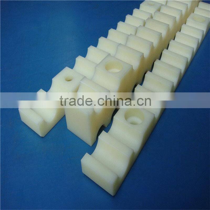 Flexible plastic MC nylon rack gear nylon gear rack and pinion