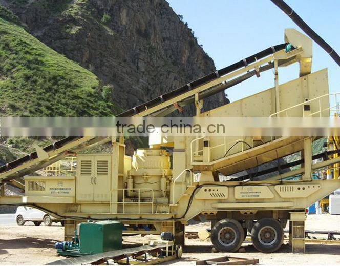 Portable track small mobile crusher for sale