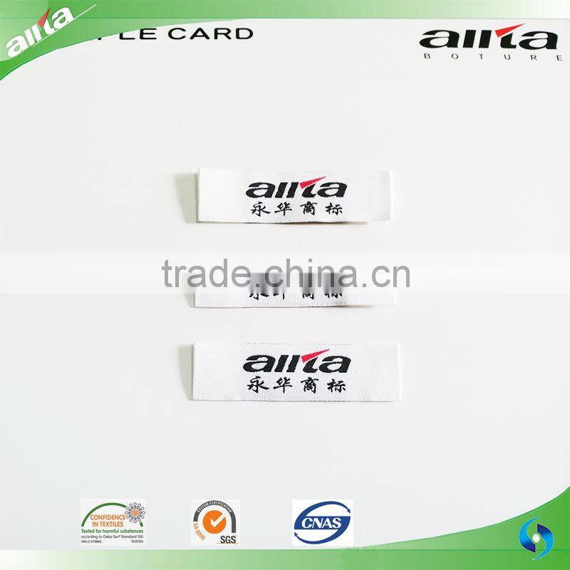 Allta Group professional customize a series of garment accessories like clothing woven labels, jeans patches and hang tags