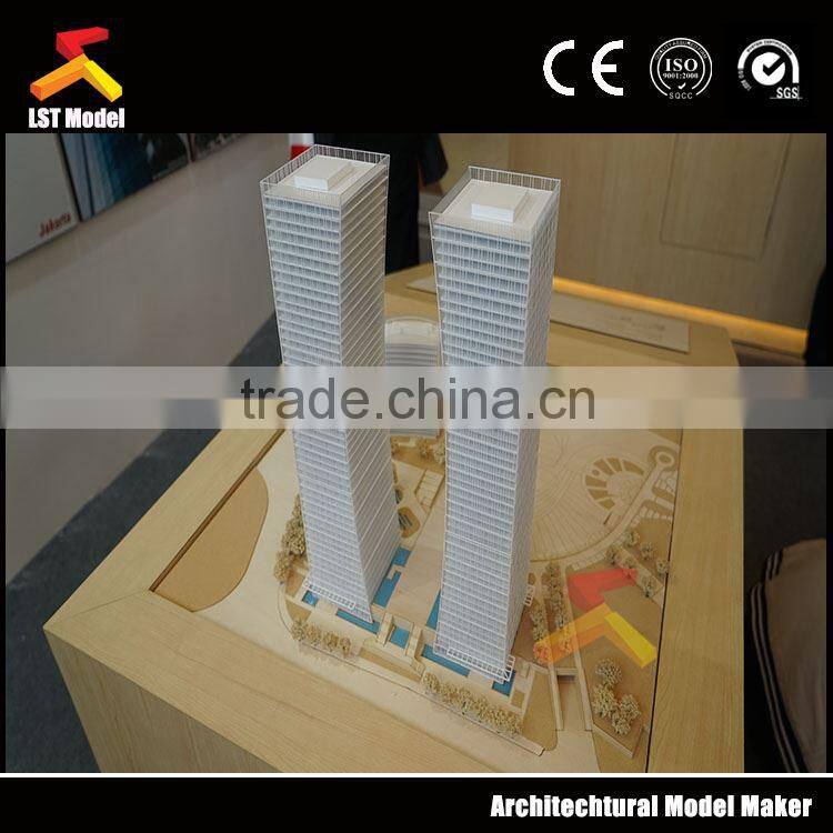 single building model scale figures architecture models
