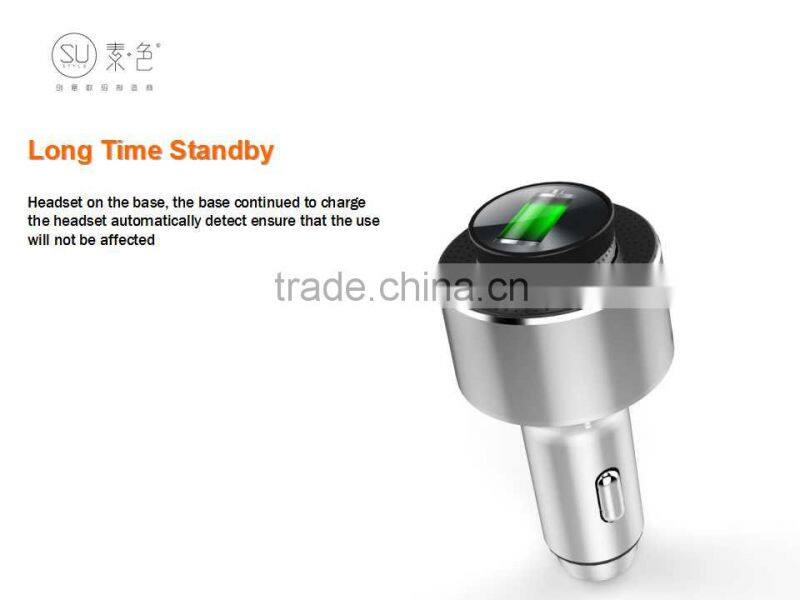 Sutyle SU-S30 high efficiency Cigarette lighter car battery charger,Bluetooth wireless car charger