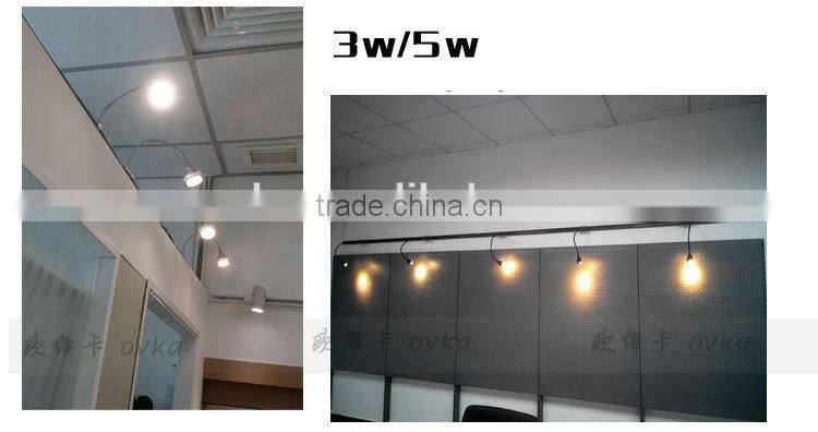 Lighting Track System accessories 1 Meter 2 Wires Aluminum Track Light Rail, LED light track rail