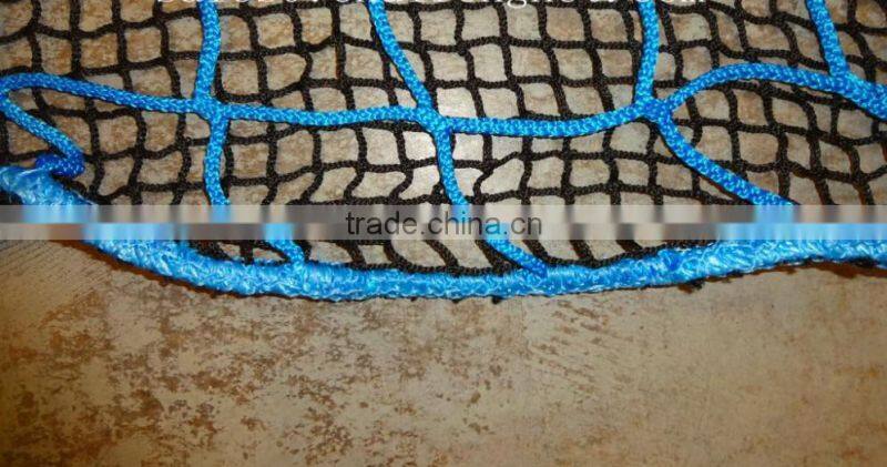 Double construction safety net, building safety net