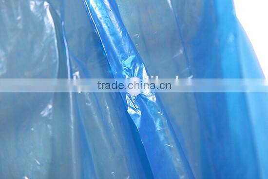 Disposbale waterproof PE raincoat