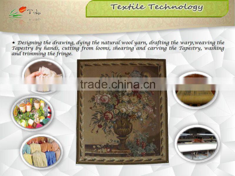 100% Wool Yarn Handmade Tapestry