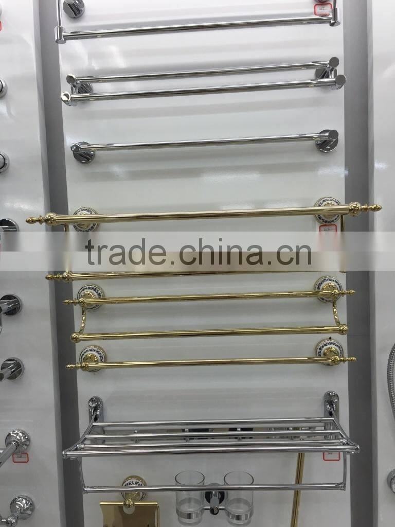 Stainless steel wall mounted towel shelf/Multifunctional towel shelf/Shampoo holder