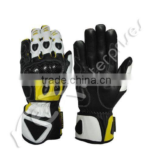 Leather Motorbike Motorcycle Racing Sports Gloves