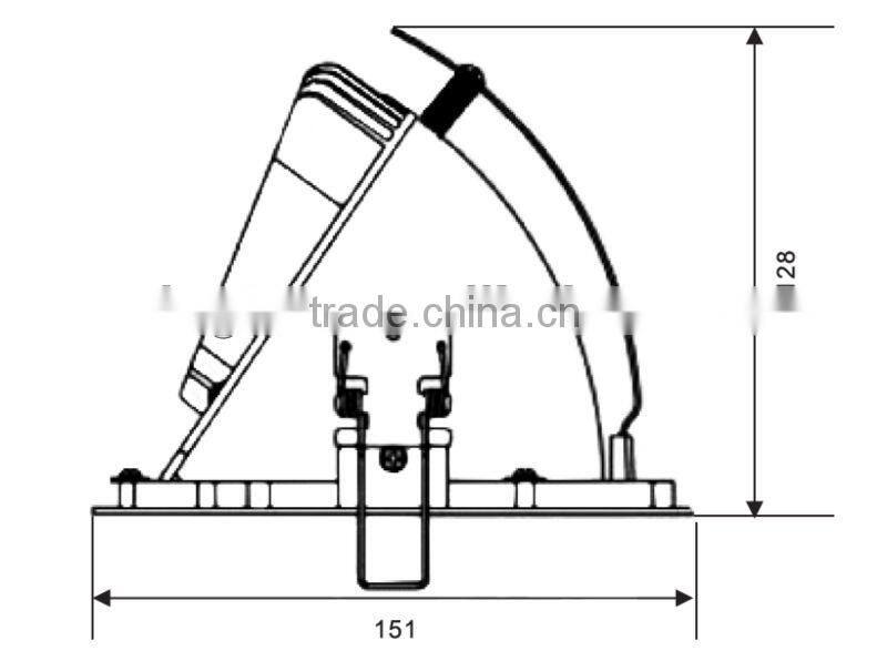 top quality Bridgelux COB 18W rotable light