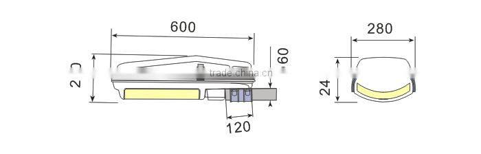 ONYX.25 outdoor street light aluminium street light housing