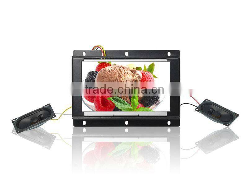 7inch open frame advertising lcd digital video player