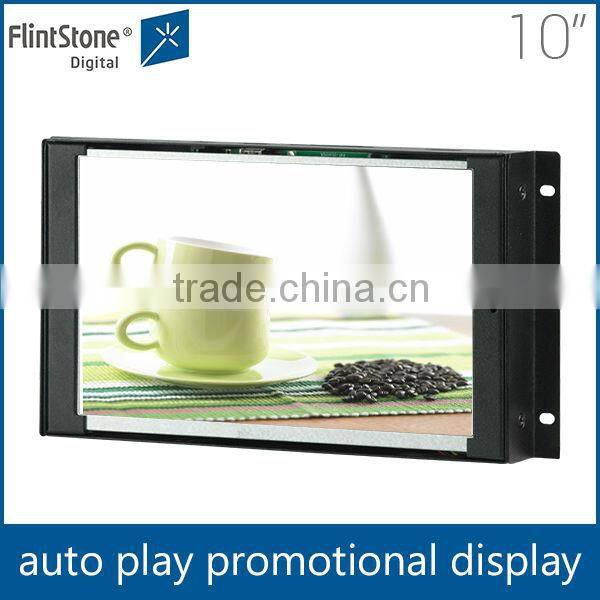 10 inch open frame advertising digital sign
