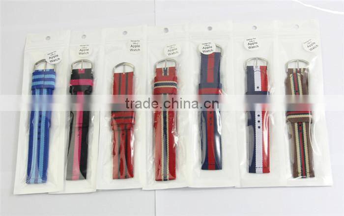 Nato watch band for apple smart watch 42mm, Nylon watch strap