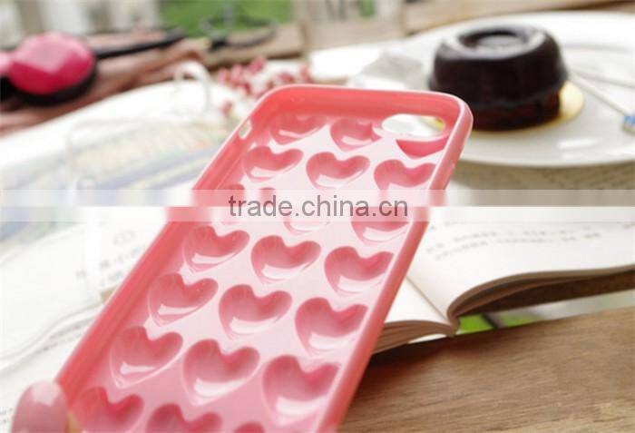hand strap cute fashion soft tpu cover heart case for iphone 6 6s plus