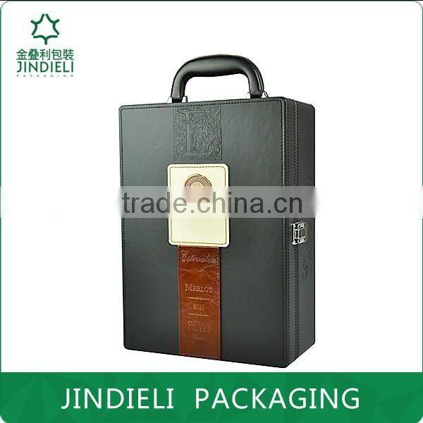 Antique gift wooden wine box packing