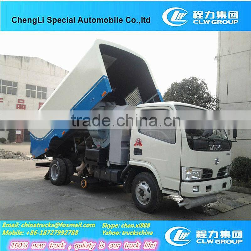 Famous dongfeng price of road sweeper truck