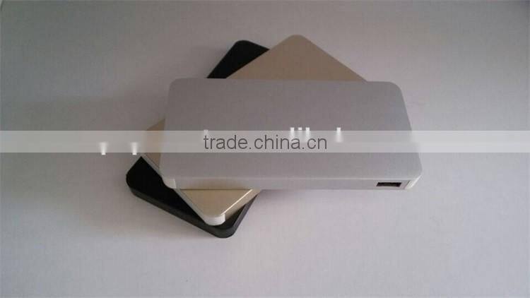 10000mAh Metal Slim Mobile Phone External Battery Power Bank
