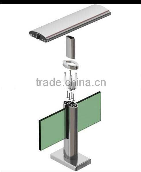 Aluminium alloy railling with good appearance and quality