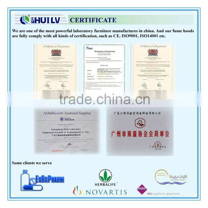 China Huilv chemical lab fume hood laboratory fume cupboards