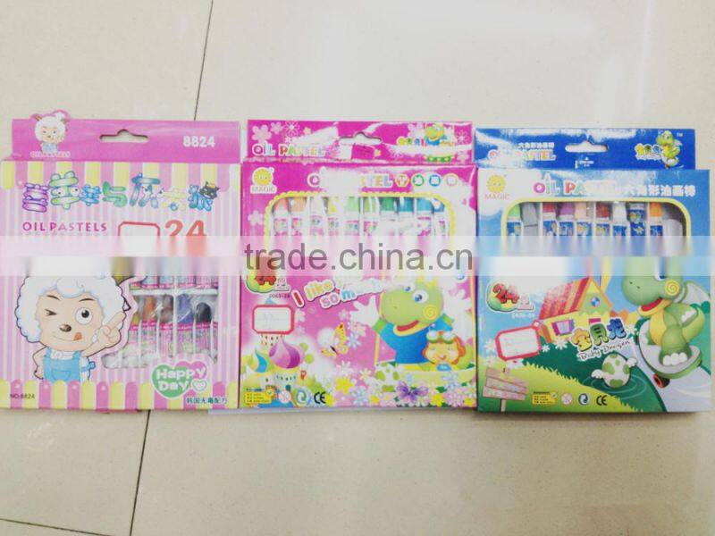 2015 Factory direct sale 24 color crayon oil pastel stationery shop