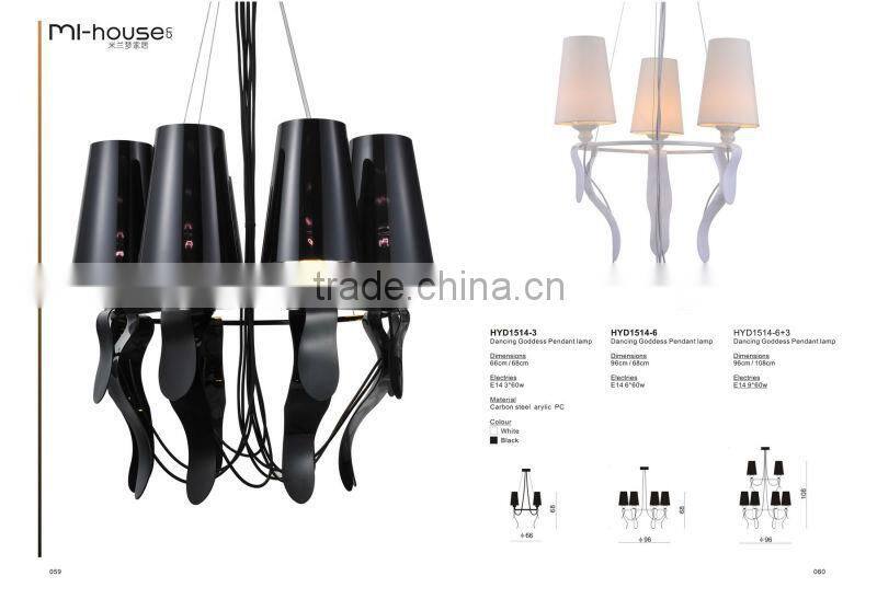 China chandelier/large pendant light for indoor