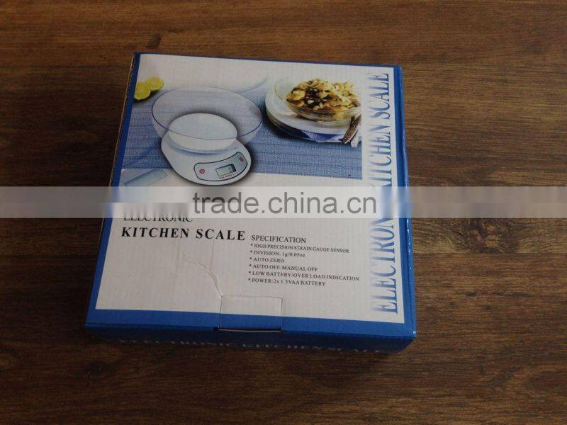 Electronic plastic Kitchen Scale LOT-C04