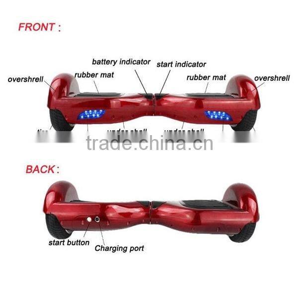 2015 New Smart Balance Wheel for Adult and Kids 2 Wheels Self Balancing Electric Scooter