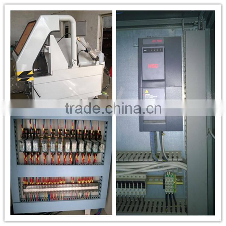 Digital arbitrary-corner double heads cutting saw price with aluminum window