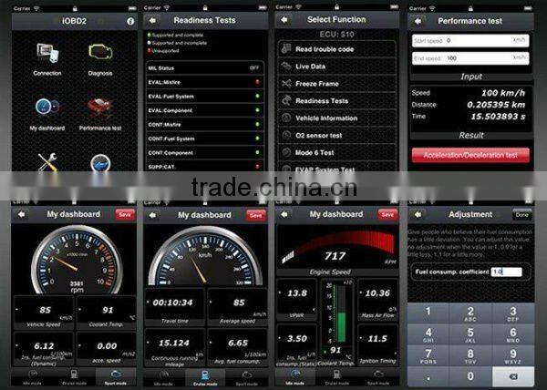 Update online Xtool iOBD2 OBDII Bluetooth EOBD Scanner Diagnostic Tool for Android/ios New Original