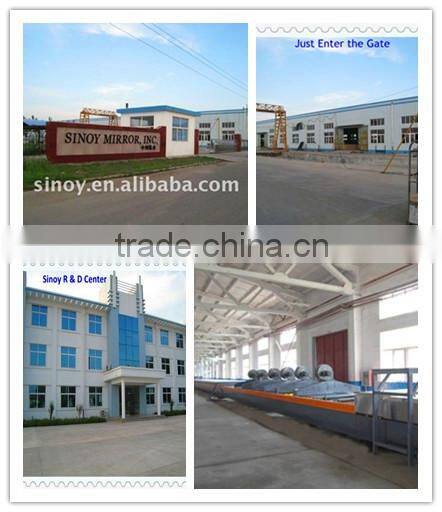 High reflective cheap mirror/aluminium mirror glass for business decoration