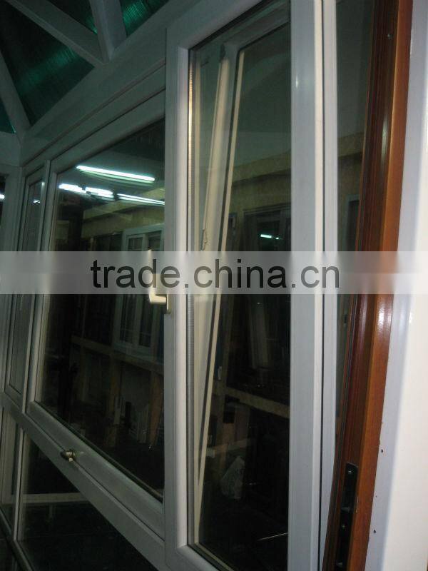 pvc tilt turn window,Europe new style pvc tilt and turn window