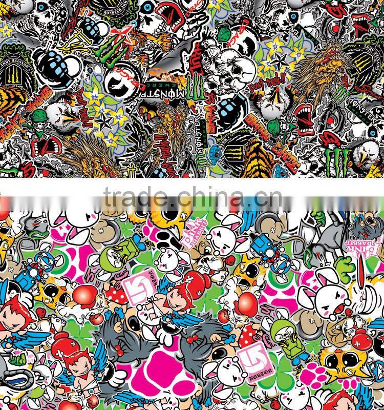 HD-004 Newest Design 1.52*30m Car Bomb Sticker Rolls For Sale