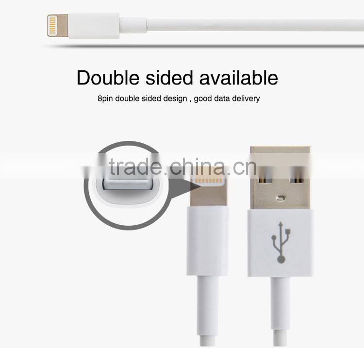 Wholesale Manufacturer High Speed 8 Pin MFI Certified Charging Data USB Cable For Apple iPhone,iPAD(ICB01)