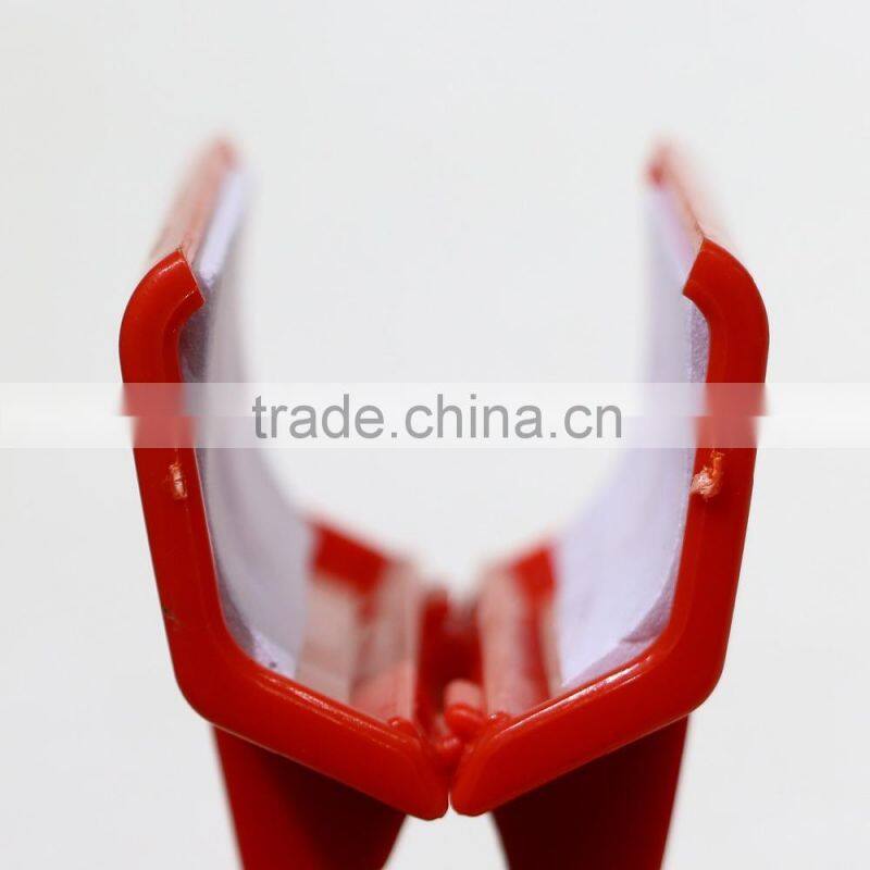 colourful plastic sign holder
