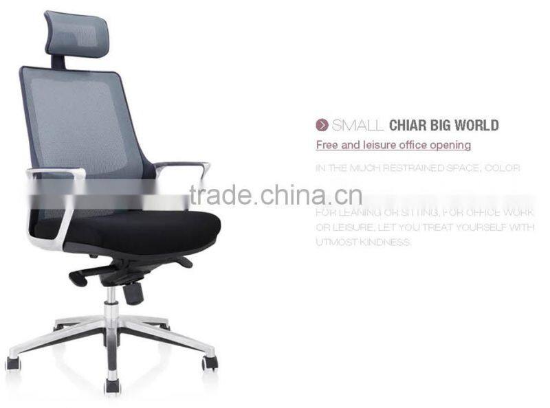 Sunyoung high-collocation and high-end executive boss office chair with headrest for office using