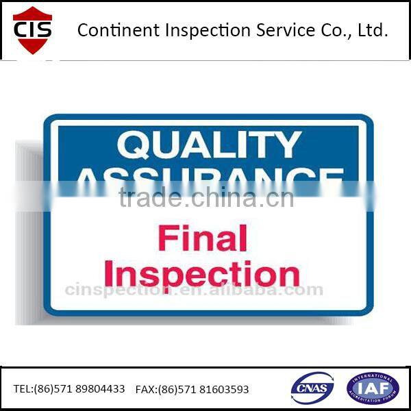 final random inspection / pre-shipment inspection / third party inspection company