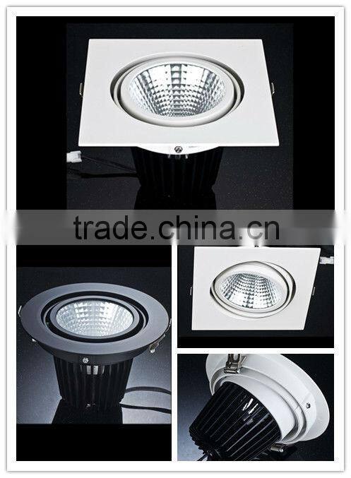 led rectangular down light 3years warranty 2x30w cob led down lights zhongshan lighting factory