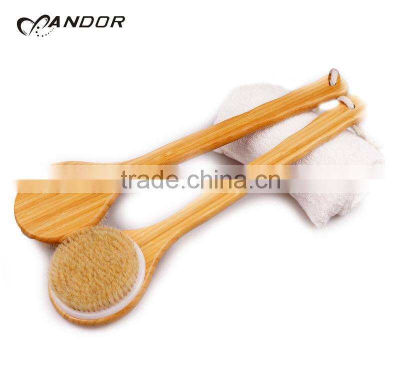 Unique design double heads massage body bath brush