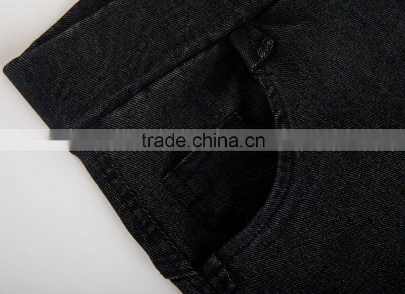 2015 New Fashion Black Jeans Woven Leggings