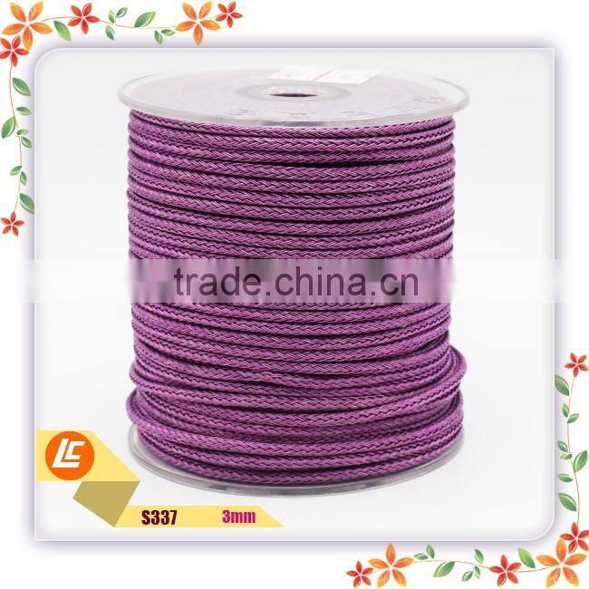 3mm Purple high-quality hot sale stainless steel bracelet string